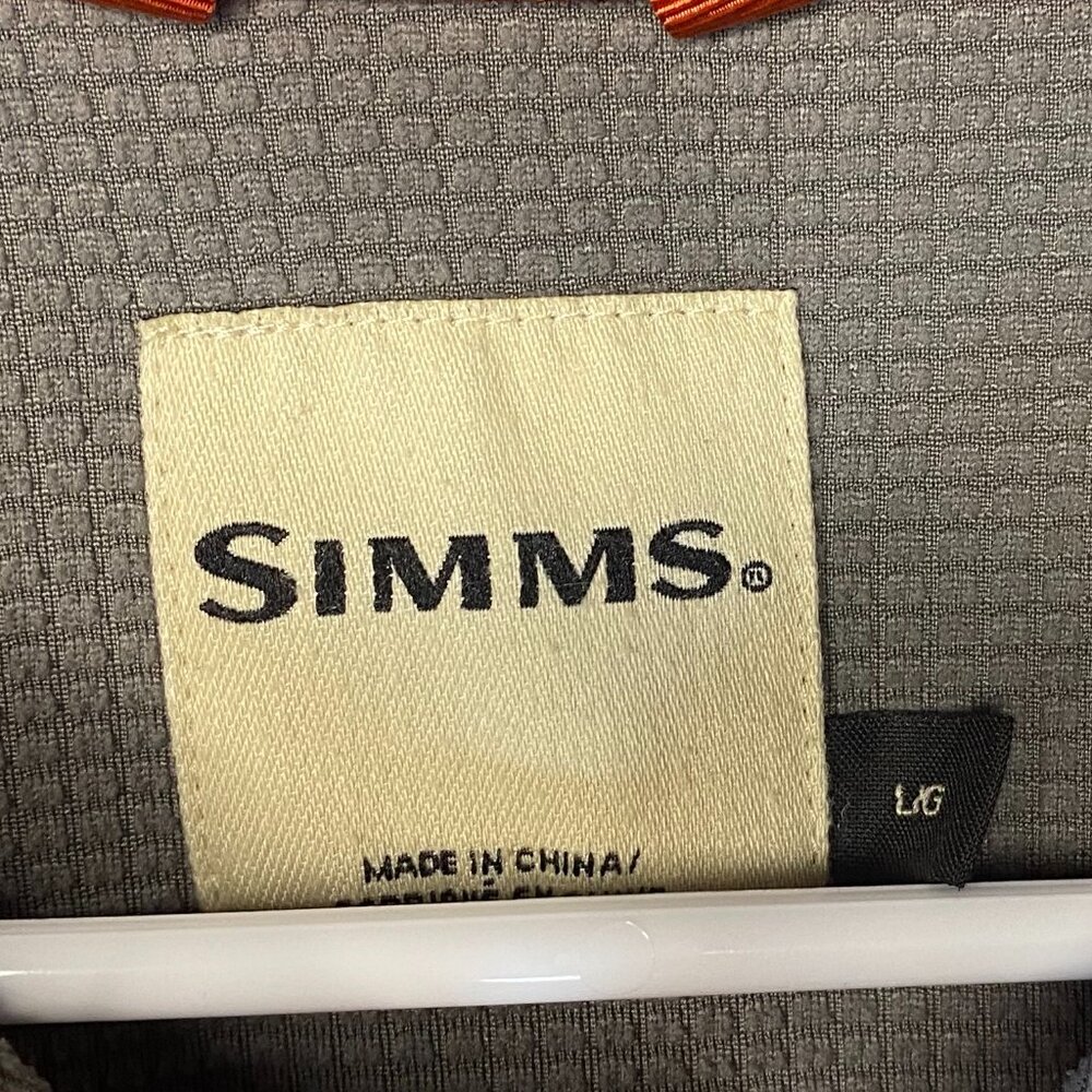 Simms Lined Button Down Flannel Shirt - image 3